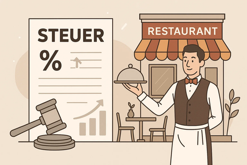 Gesetzliche Mehrwertsteuer Reform für die Gastronomie