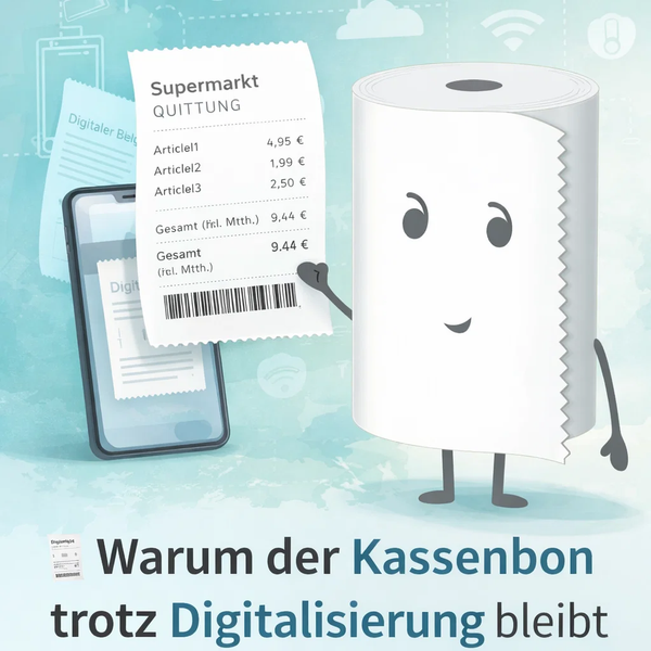 🧾 Warum der Kassenbon trotz Digitalisierung bleibt